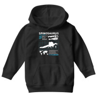 Spinosaurus Fact Sheet Dinosaur Facts Tank Top Youth Hoodie | Artistshot