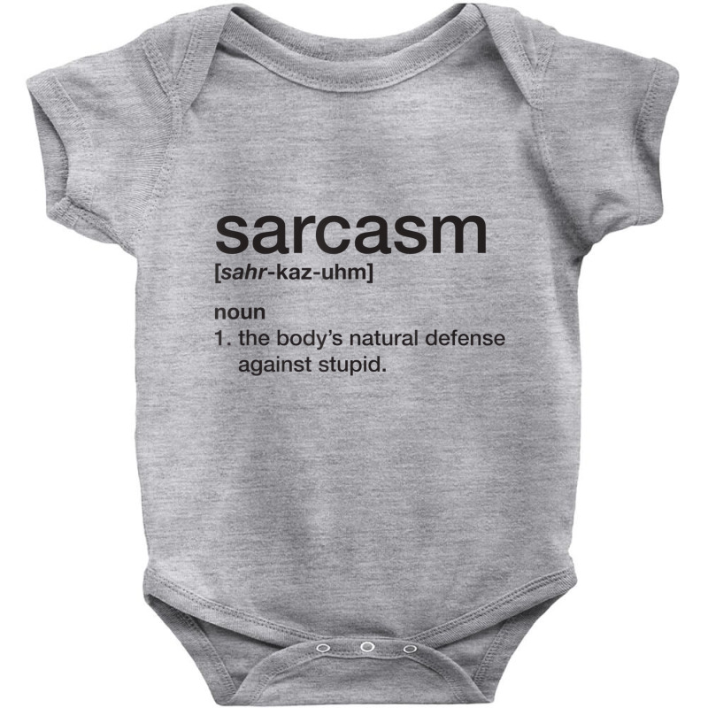 Sarcasm T Shirt   Funny Sarcasm Definition Tee Baby Bodysuit by elnoradenfipuk | Artistshot