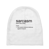 Sarcasm T Shirt   Funny Sarcasm Definition Tee Baby Beanies | Artistshot