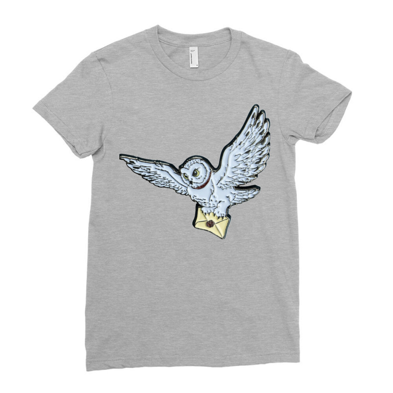 Flying Magical Owl Ladies Fitted T-Shirt by pertelkuimol | Artistshot