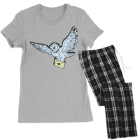 Flying Magical Owl Women's Pajamas Set | Artistshot