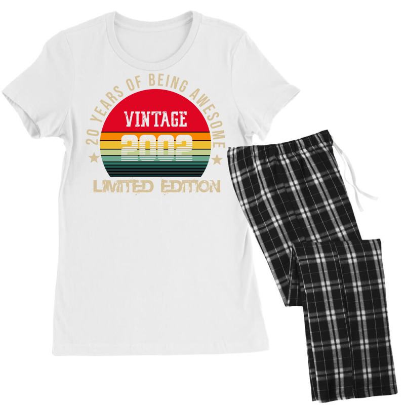 Funny Vintage 2002 Quote Women's Pajamas Set by pertelkuimol | Artistshot