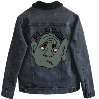 Halloween Troll Unisex Sherpa-lined Denim Jacket | Artistshot