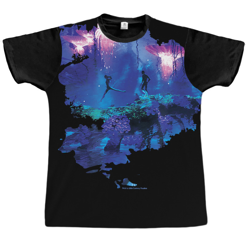 Avatar Pandora Jellyfish Forest Poster T Shirt Graphic T-shirt | Artistshot