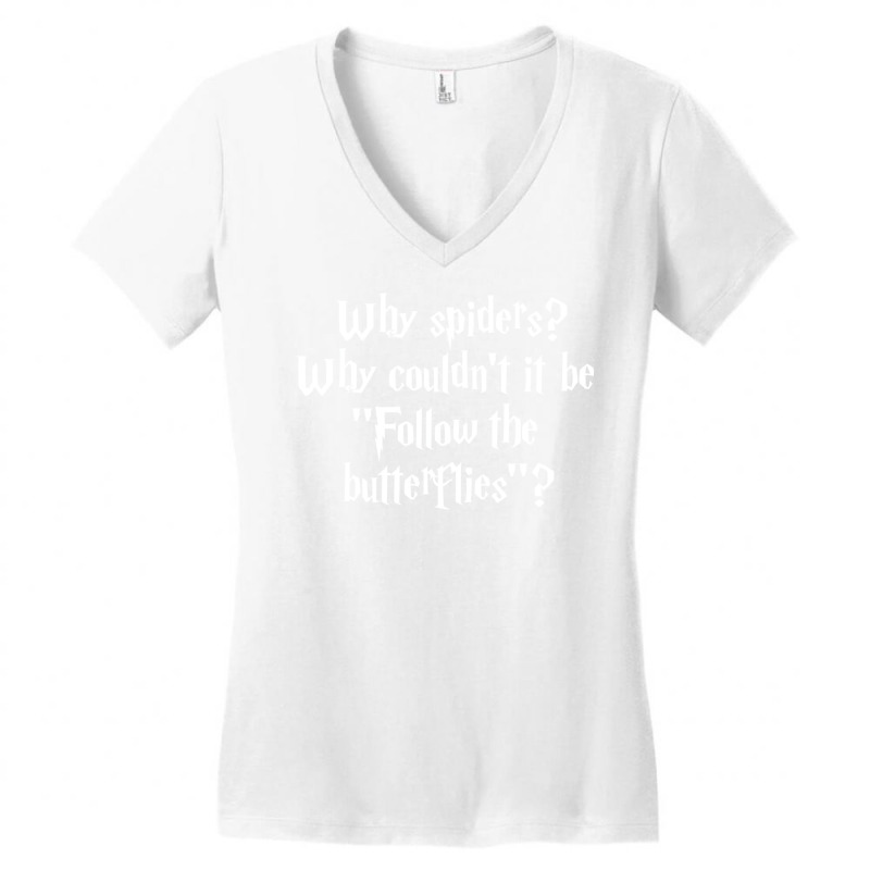 Follow The Butterflies Women's V-Neck T-Shirt by mecispahjah | Artistshot