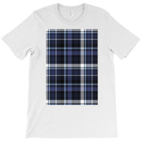 Blue And Grey Checks T-shirt | Artistshot