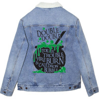 Bubble Cauldron Unisex Sherpa-lined Denim Jacket | Artistshot