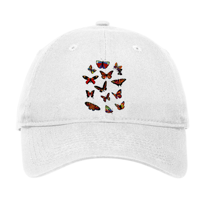 Butterflies Model. Adjustable Cap | Artistshot