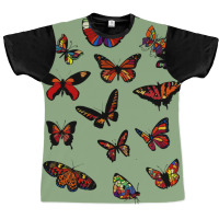 Butterflies Model. Graphic T-shirt | Artistshot