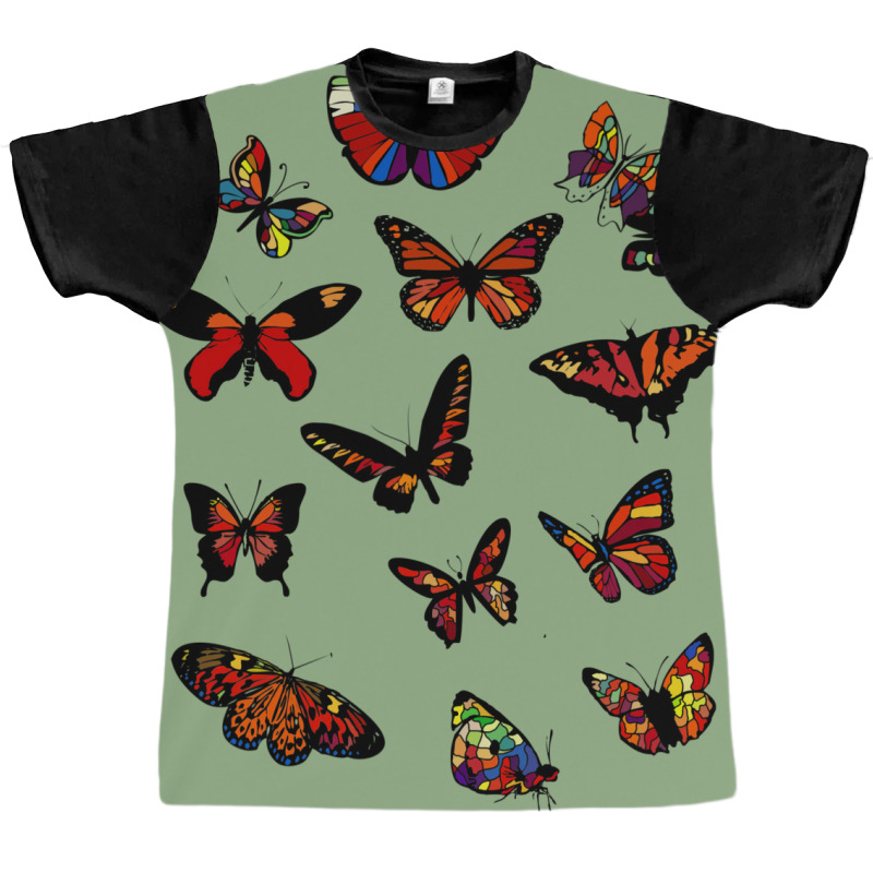 Butterflies Model. Graphic T-shirt | Artistshot