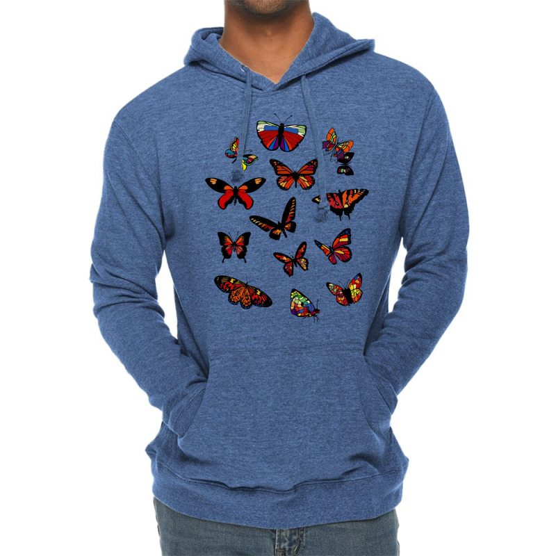 Butterflies Model. Lightweight Hoodie | Artistshot