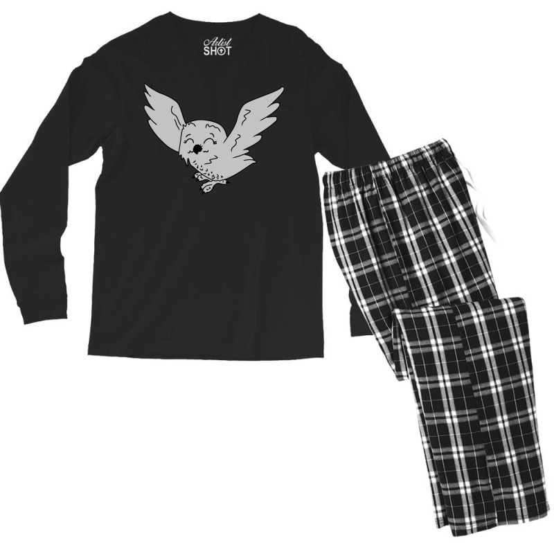 Cute Owl Of Potah Men's Long Sleeve Pajama Set by heathybatevam | Artistshot