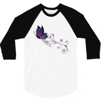 Fashion Batterfly 3/4 Sleeve Shirt | Artistshot