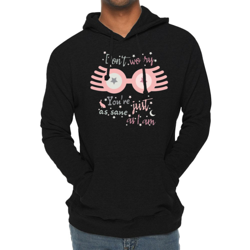 Do Not Worry You Are As Sane As I Am Wizard Lightweight Hoodie by heathybatevam | Artistshot