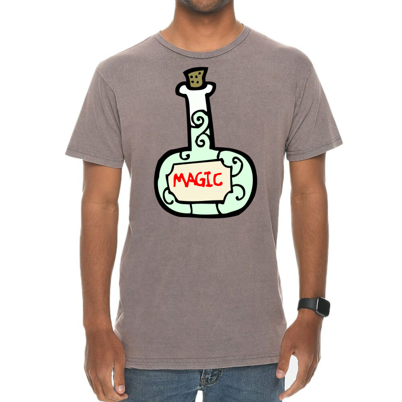 Green Magic Potion Bottle Vintage T-Shirt by morenpgowdru4 | Artistshot