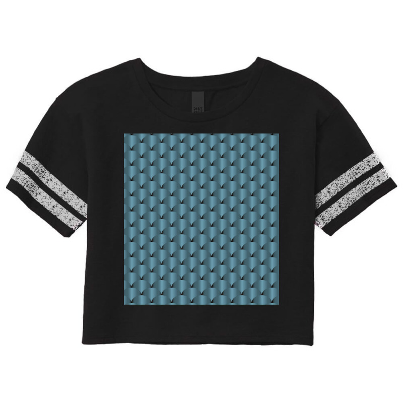 Fishscales 02 Scorecard Crop Tee by koukiadaubery | Artistshot