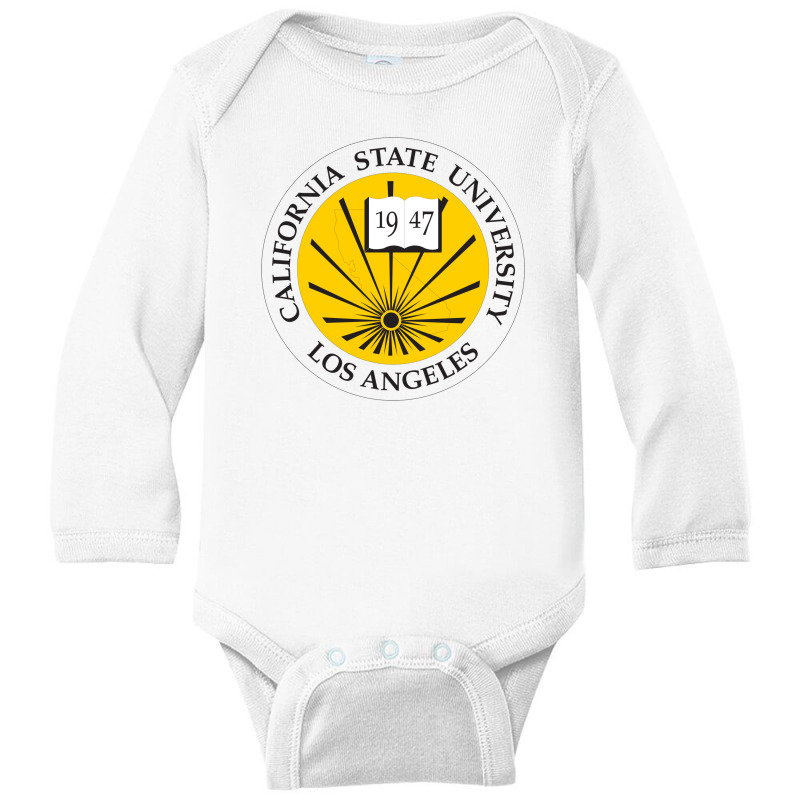 Csu L0s Angeles Long Sleeve Baby Bodysuit by Nihadira | Artistshot