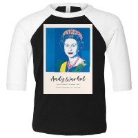 Andy Warhol Queen Elizabeth Toddler 3/4 Sleeve Tee | Artistshot