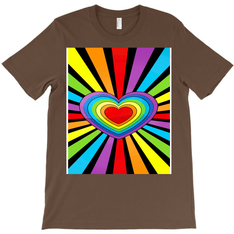 Pride Rainbow Heart 1 T-Shirt by mpofykurpesl | Artistshot