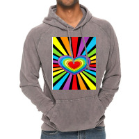 Pride Rainbow Heart 1 Vintage Hoodie | Artistshot