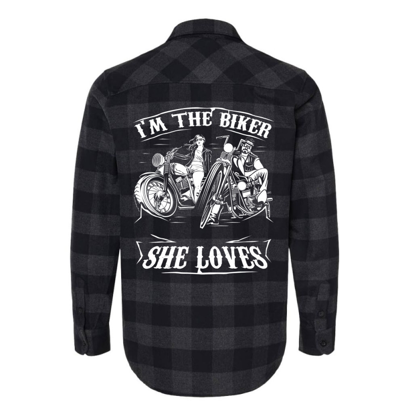 Real Women Love Bikers   Motorbike Couple Flannel Shirt by ashdhacreanei | Artistshot