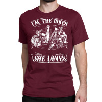 Real Women Love Bikers   Motorbike Couple Classic T-shirt | Artistshot