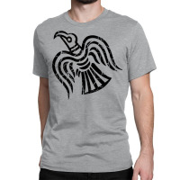 Raven Of Odin Black Distressed Classic T-shirt | Artistshot