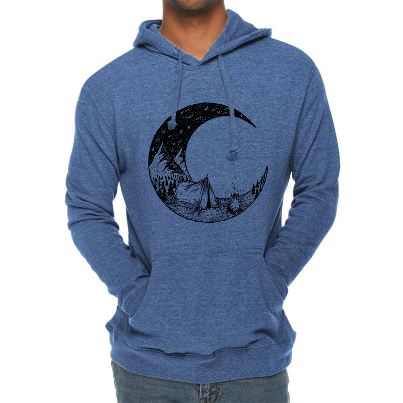 Camping Under The Stars Lightweight Hoodie by ifa art | Artistshot