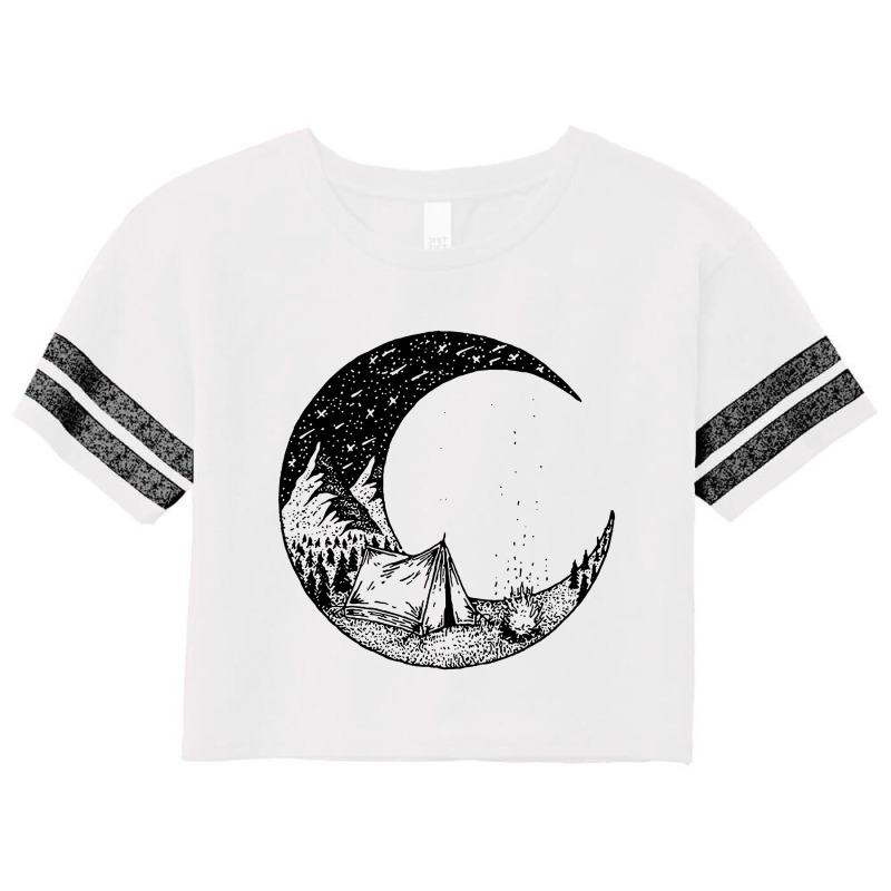 Camping Under The Stars Scorecard Crop Tee by ifa art | Artistshot