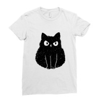 Cat Angry Feline Novelty Ladies Fitted T-shirt | Artistshot