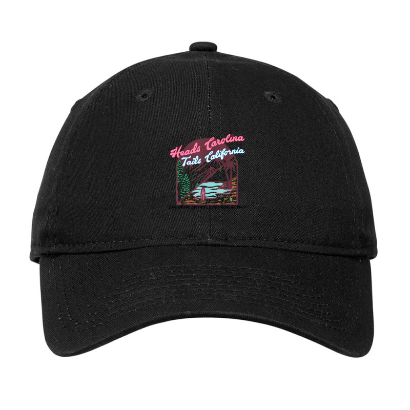 Heads Carolina Tail California Western Summer Beac Adjustable Cap | Artistshot