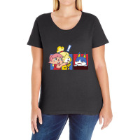 Meme Crossing Ladies Curvy T-shirt | Artistshot