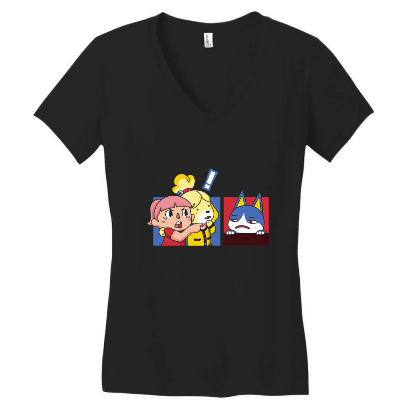 Meme Crossing Women's V-Neck T-Shirt by Teresa | Artistshot