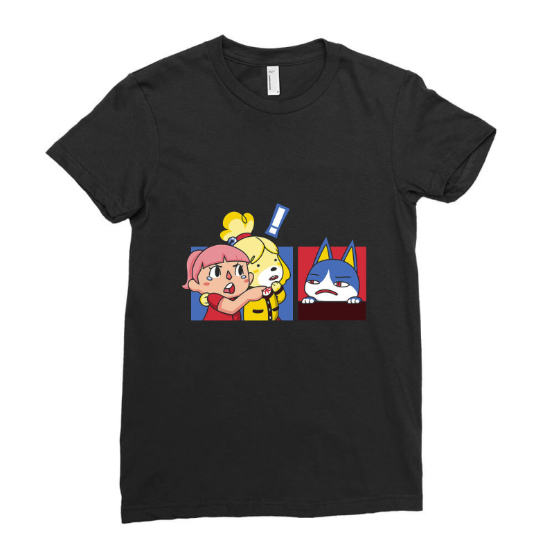 Meme Crossing Ladies Fitted T-Shirt by Teresa | Artistshot