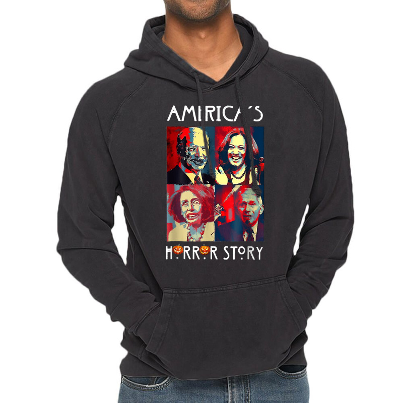 Funny America's Horror Story Biden Halloween Costu Vintage Hoodie | Artistshot