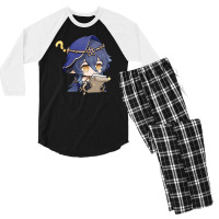 Genshin Impact Layla Men's 3/4 Sleeve Pajama Set | Artistshot