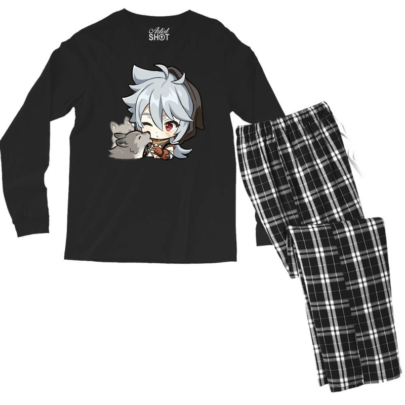 Genshin Impact Razor Men's Long Sleeve Pajama Set | Artistshot