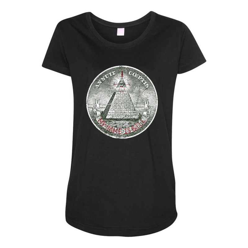 My Name Is Bill Maternity Scoop Neck T-shirt | Artistshot