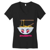 Spaghetti Lover  Spaghetti Lover’s Women's V-neck T-shirt | Artistshot