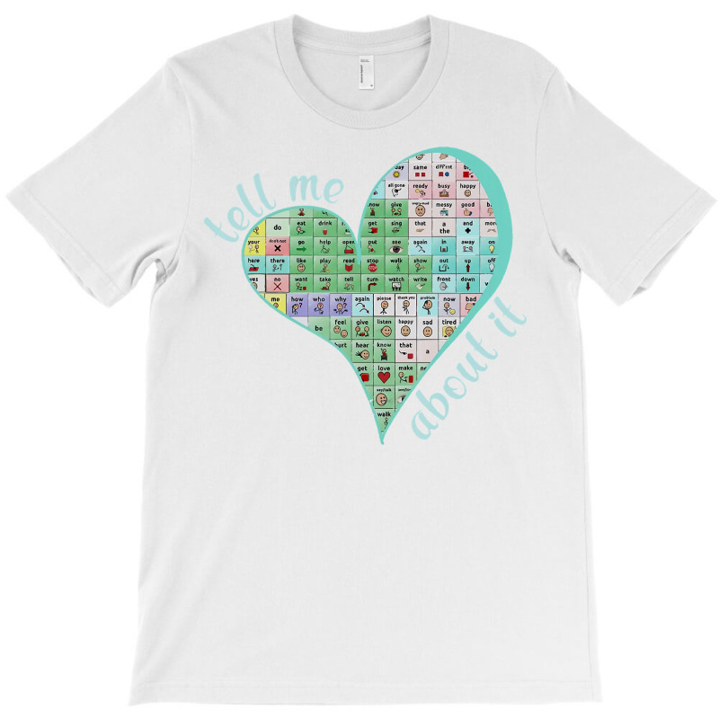 Sped Teacher Heart Your Words Matter Speech Therap T-Shirt by darinstan | Artistshot