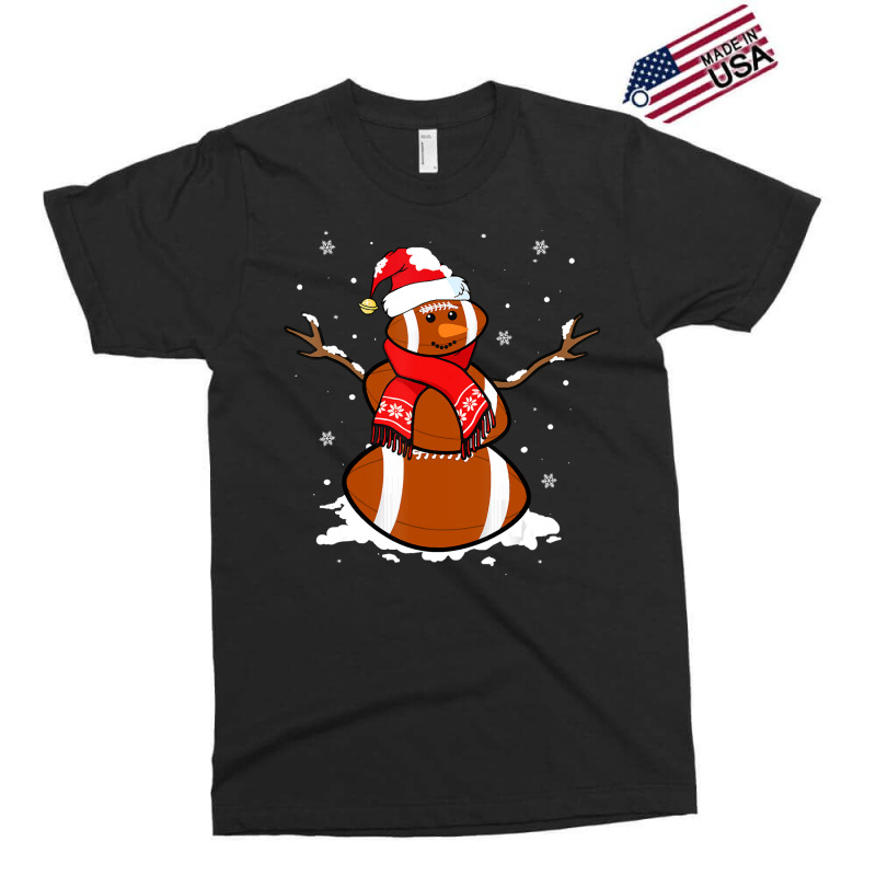 Funny Football Snowman Christmas Pajamas Matching Exclusive T-shirt | Artistshot