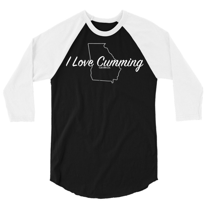 I Love Cumming Ga T Shirt 3/4 Sleeve Shirt by tahon | Artistshot