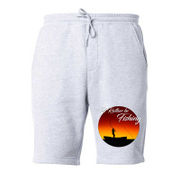 Id Rather Be Fishing Quote Fleece Short | Artistshot