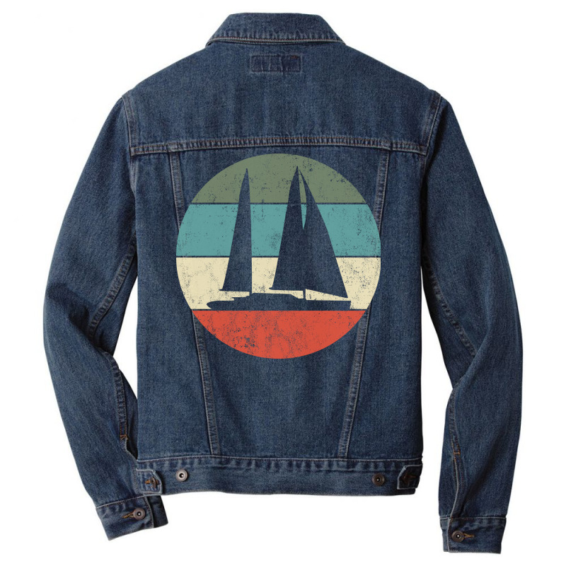 Sailboat Cool Men Denim Jacket | Artistshot