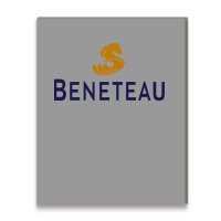 Beneteau Yacht Blue Metal Print Vertical | Artistshot