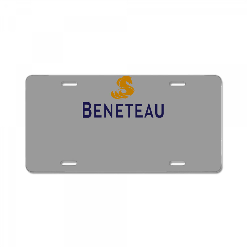 Beneteau Yacht Blue License Plate | Artistshot