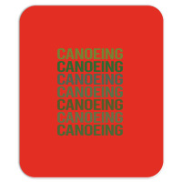 Green Text Canoeing Canoe Love Mousepad | Artistshot