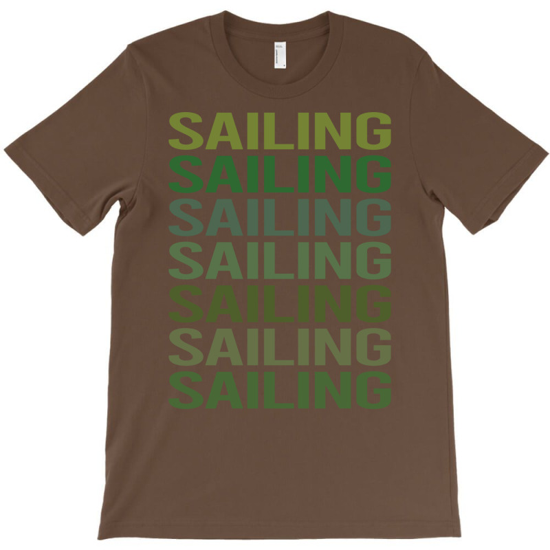 Green Text Sailing Sailor Green T-shirt | Artistshot