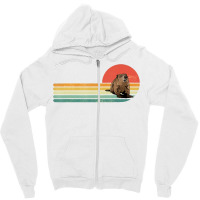 Retro Vintage Groundhog Rodent Ground Hog Day Anim Zipper Hoodie | Artistshot