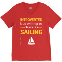 Funny Introverted Sailing Sailor Tumblr V-neck Tee | Artistshot